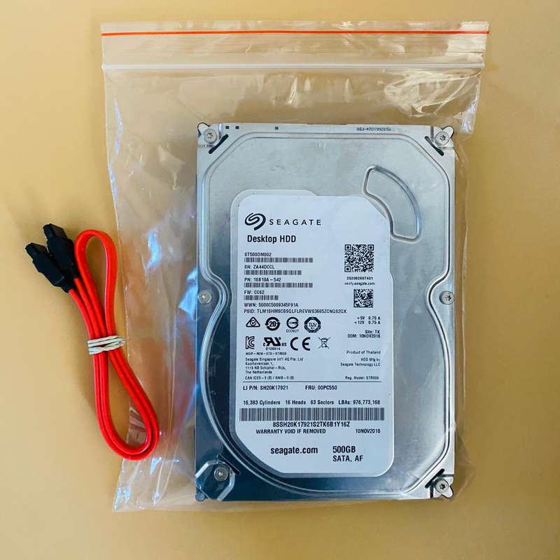 Seagate 500GB 3.5 Internal Hard Drive