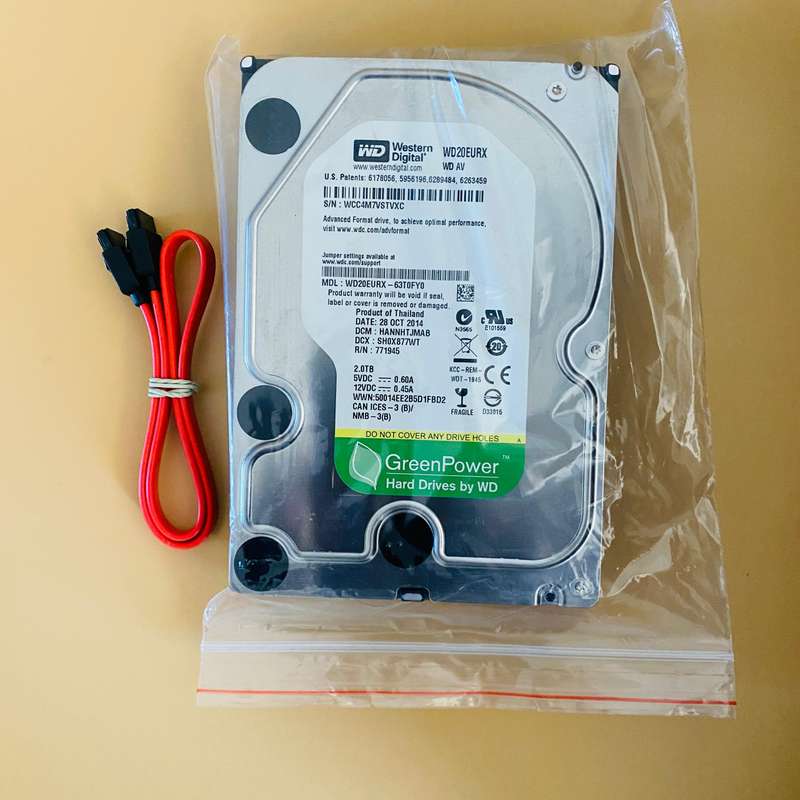 Western Digital Green Power 2TB SATA 3.5 Internal Hard Drive