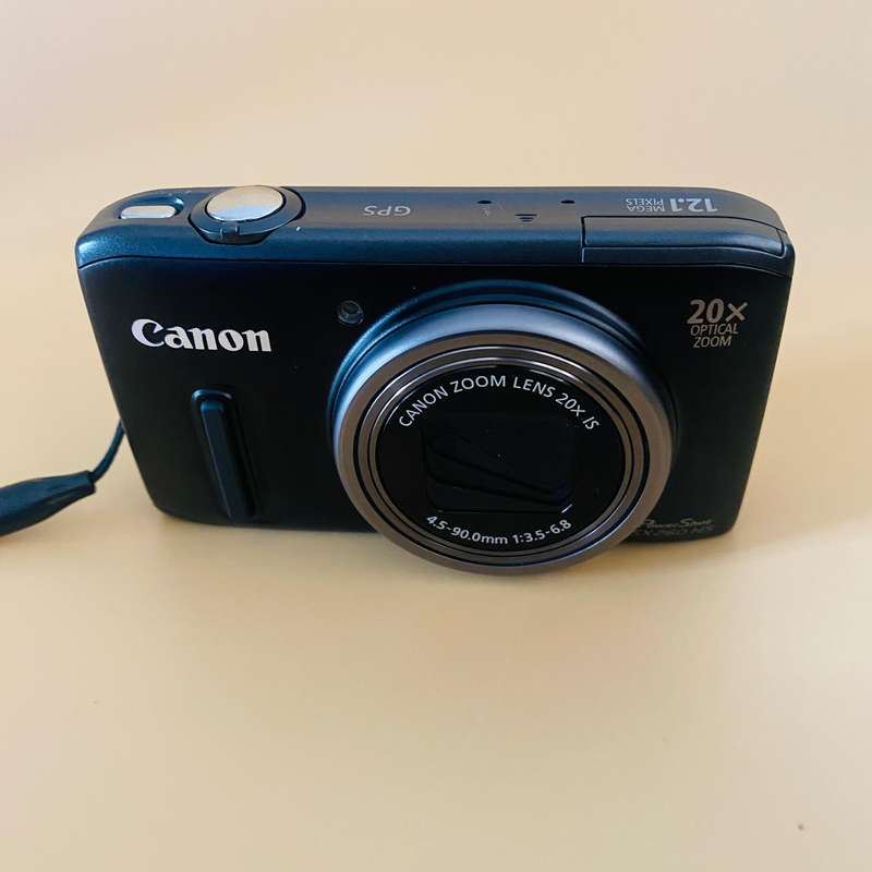 Canon PowerShot SX260 HS Digital Camera (12.1 MP, 1080p FHD & 20x Optical Zoom) Black