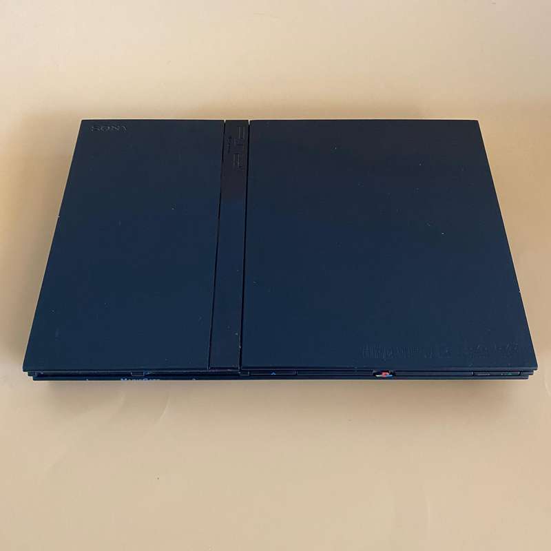 PS2 2 Slim Console (8MB Memory Card, 2x Controllers & 1x Games) Black