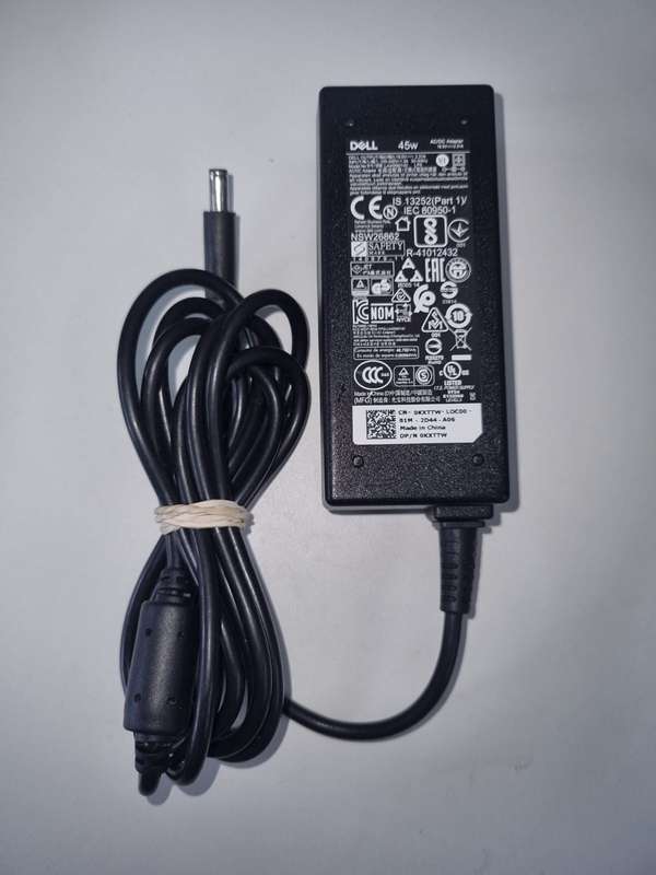 Dell (Original) 45W AC Adapter 19.5V---2.31A (Small Pin)