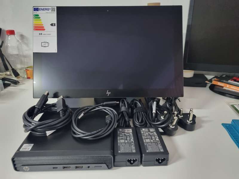 HP Engage Flex PC (i5 10th, 8GB & 256GB) POS + Engage 16t 15.6 inch Touch Monitor