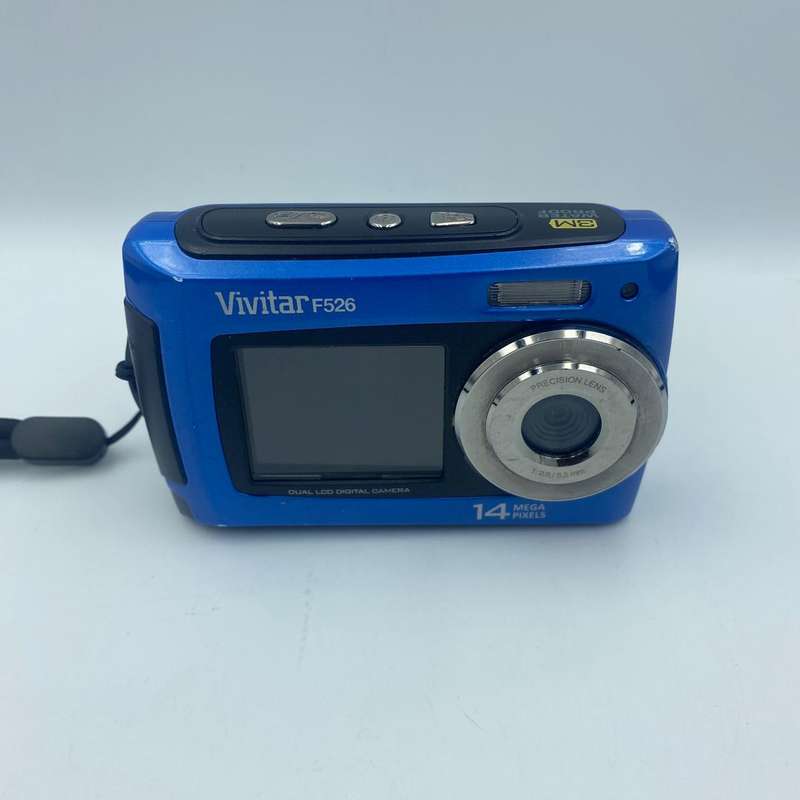Vivitar F526 Digital Camera (5x Digital Zoom, 14.1MP) Blue