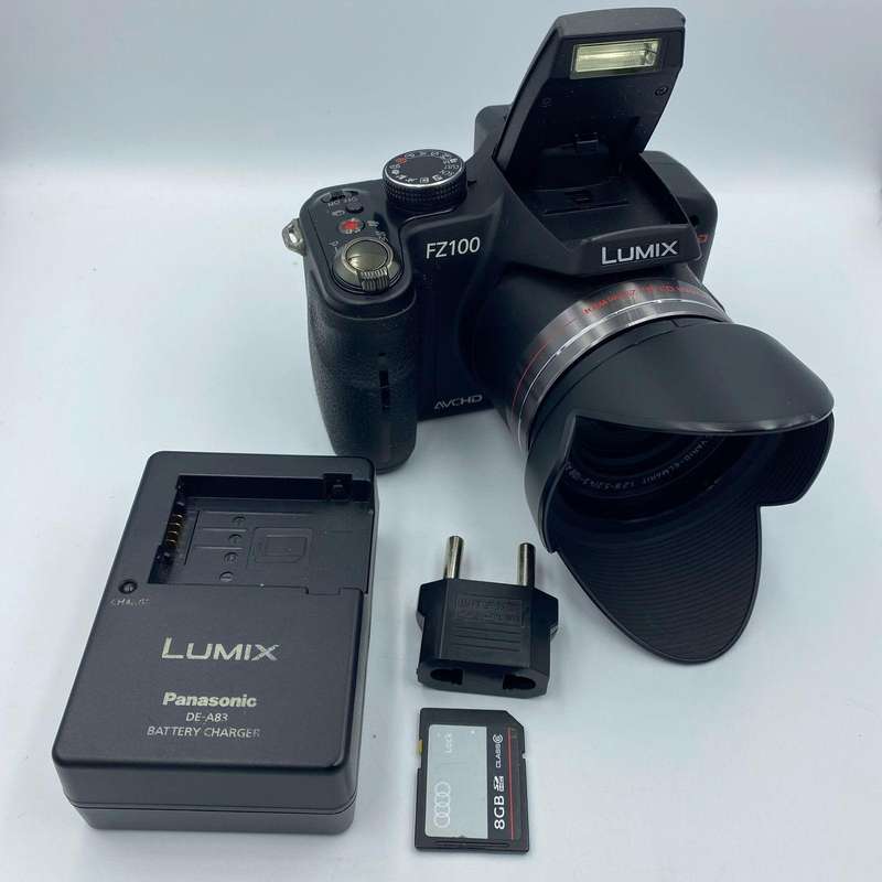 Panasonic Lumix DMC-FZ100 Digital Camera (24x Optical Zoom, 14MP) Black