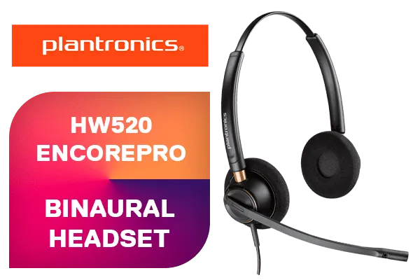 Plantronics HW520 EncorePro Binaural Headset