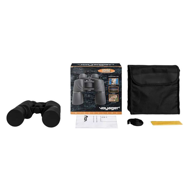 Voyager 10x50 Binoculars-Black