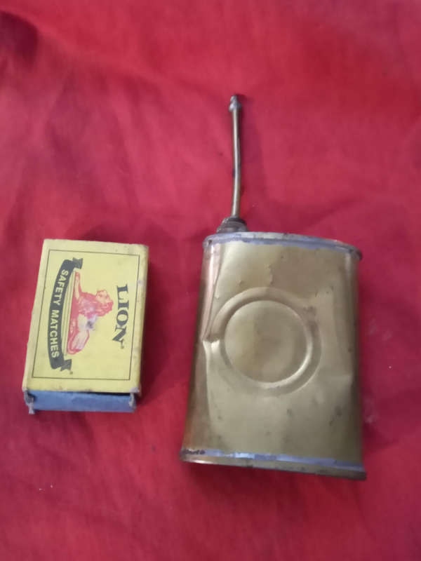 Brass oil cans