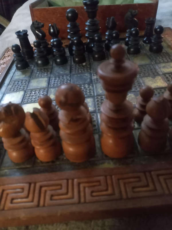 1895 original st Georges chess set