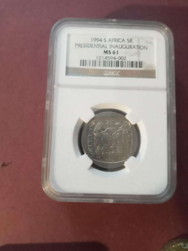 Mandela inauguration ngc ms61
