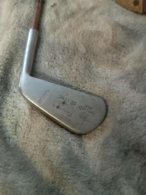 Forgans 6 clubs vintage golf set