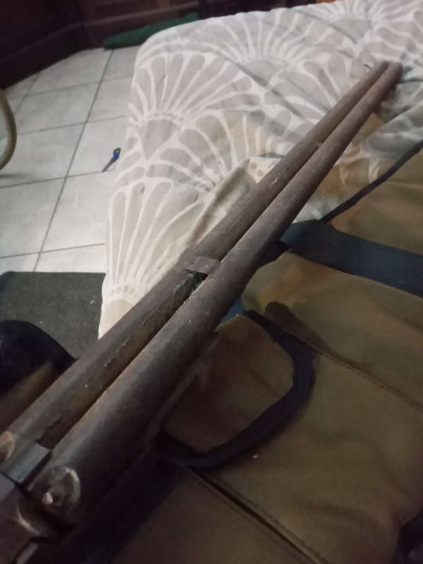 Shotgun flintlock double barrelled C G Harston @ co