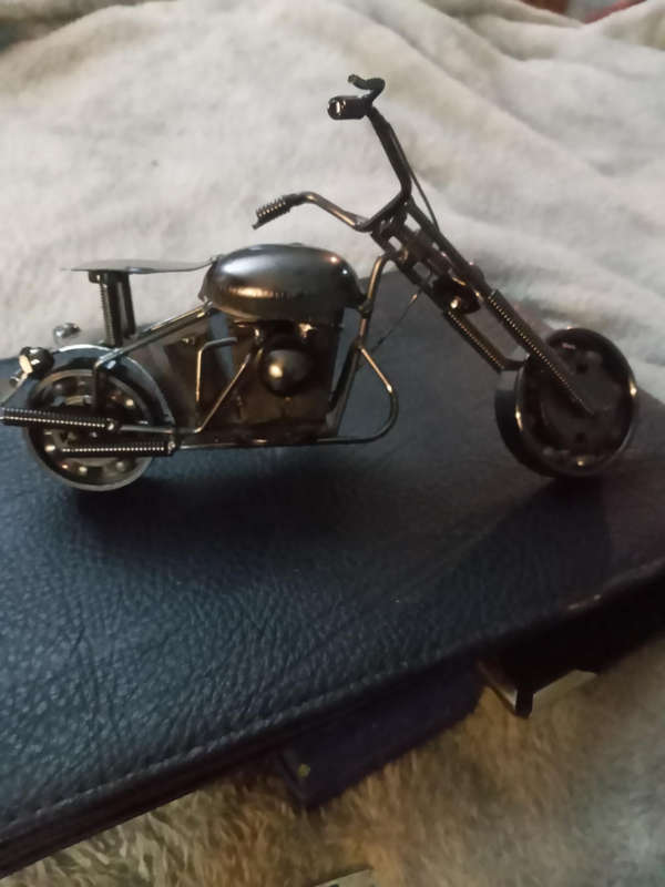 Steel motorcycle 230mmm x 120mm