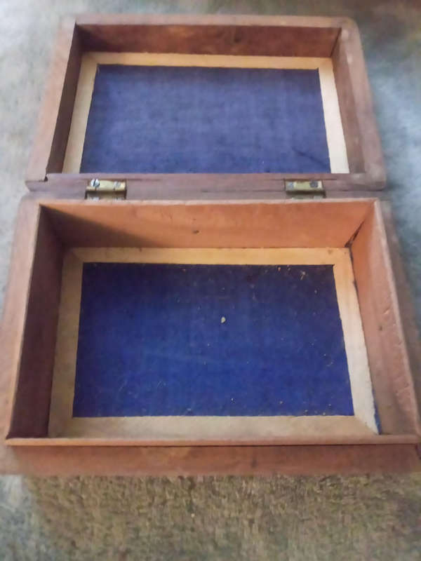 Wooden jewelry boxes with mother of pearl inserts