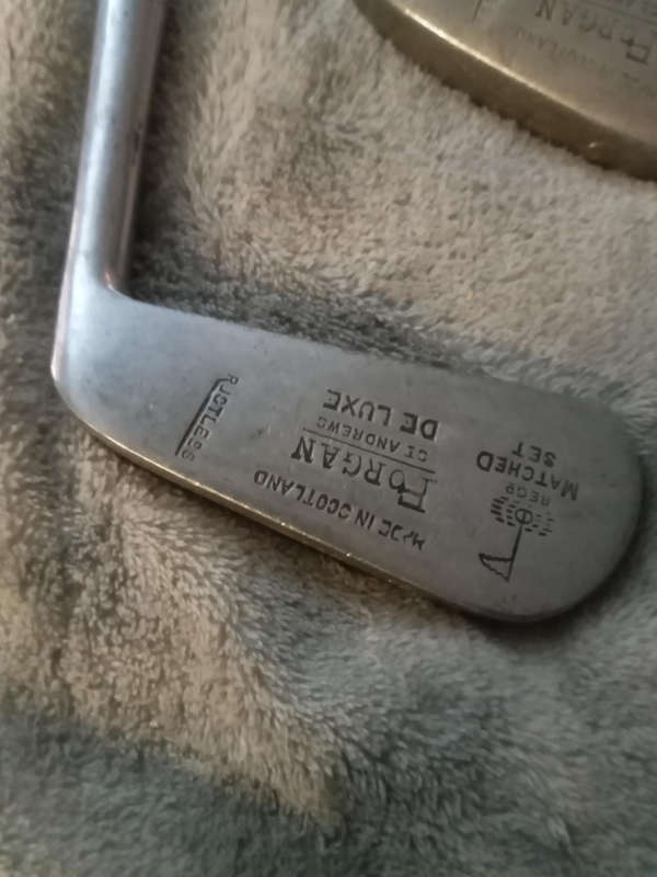 Forgans 6 clubs vintage golf set