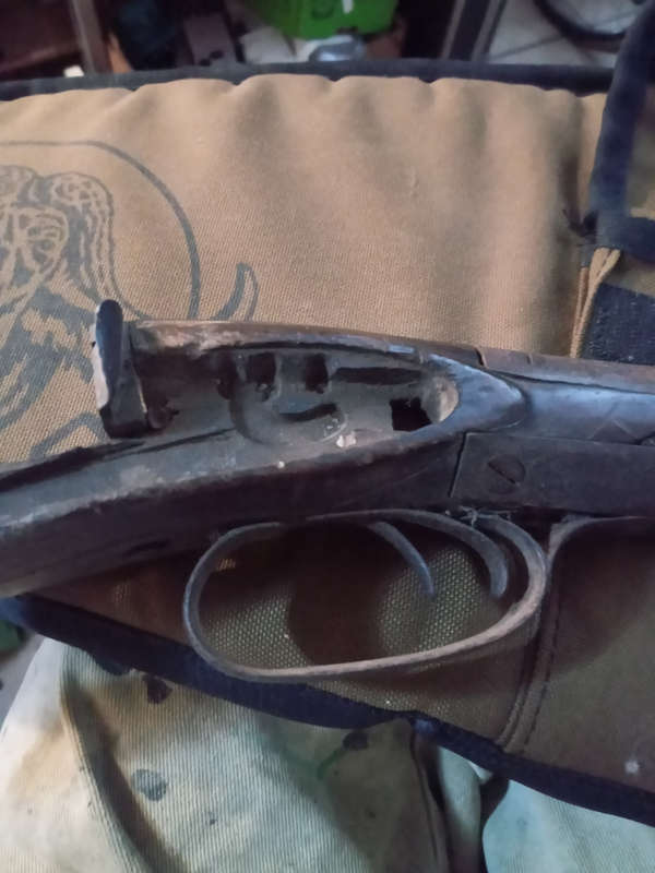 Shotgun flintlock double barrelled C G Harston @ co