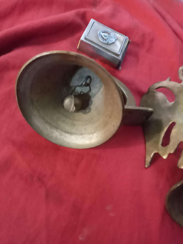 Brass bells x 2