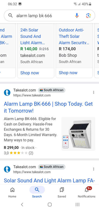 Alarm lamp bk-666