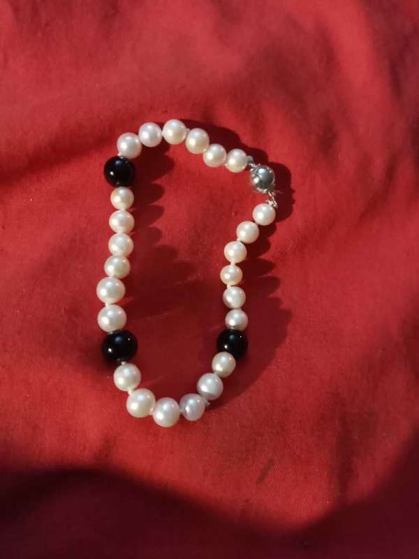 Pearl bracelet 20cm stainless steel clasp