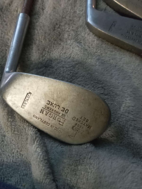 Forgans 6 clubs vintage golf set