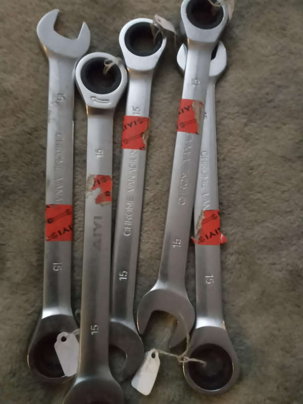 No 15 gedore vanadium ratchet spanners