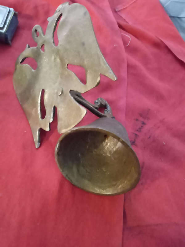 Brass bells x 2