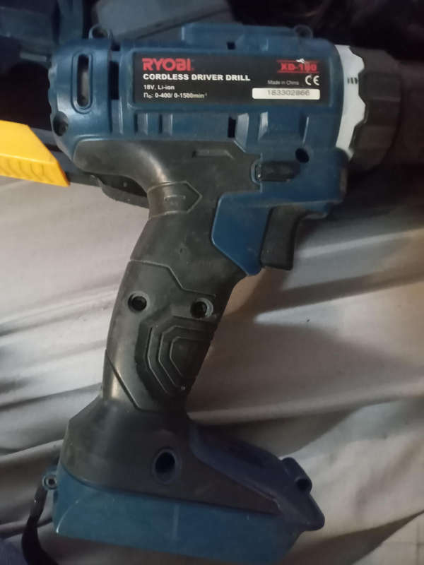 Ryobi cbd 1826 vrk cordless drill + 2 more