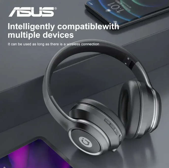 ASUS adol AS-D96 Wireless Headphones Sound Isolation Phone Calls On-Body Remote