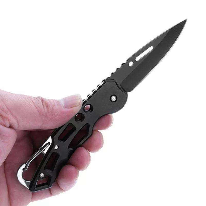 Pocket Folding Knife with Carabiner