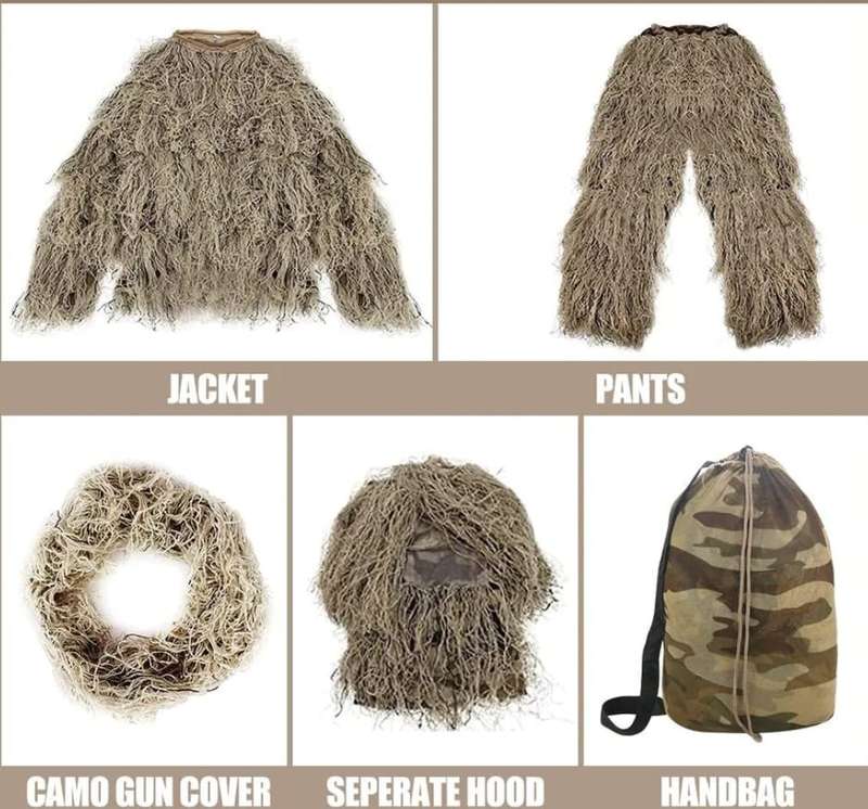 3D Ghillie Suits - DESERT