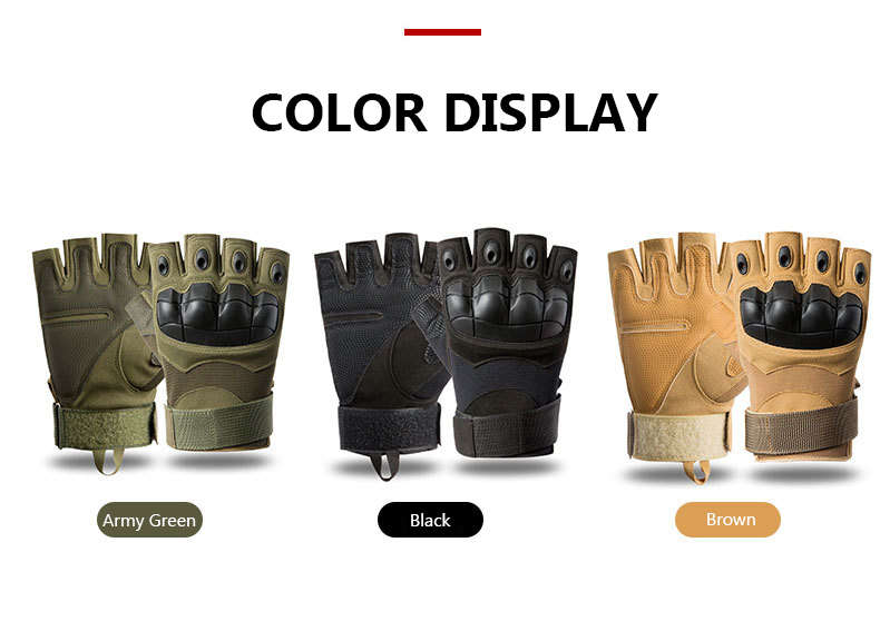 # 1 - Half Finger With hardened Knuckle Unisex - Glove