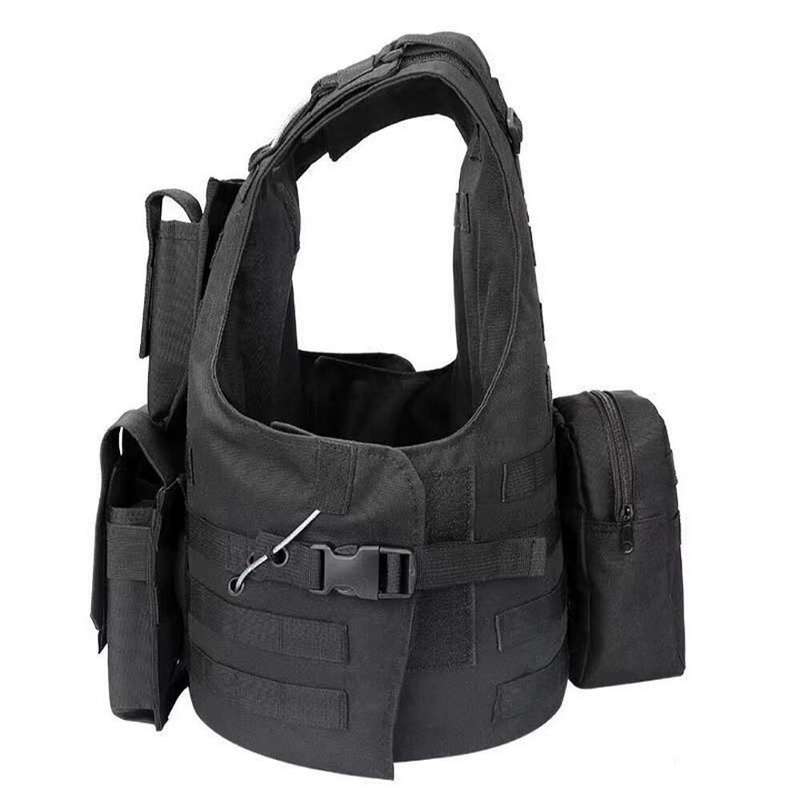 Tactical Vest Adjustable Military Molle Assault Combat Gear Swat Plate Carrier