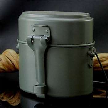 3 pcs Aluminum Portable Outdoor Camping Canteen Lunch Box & Cookware
