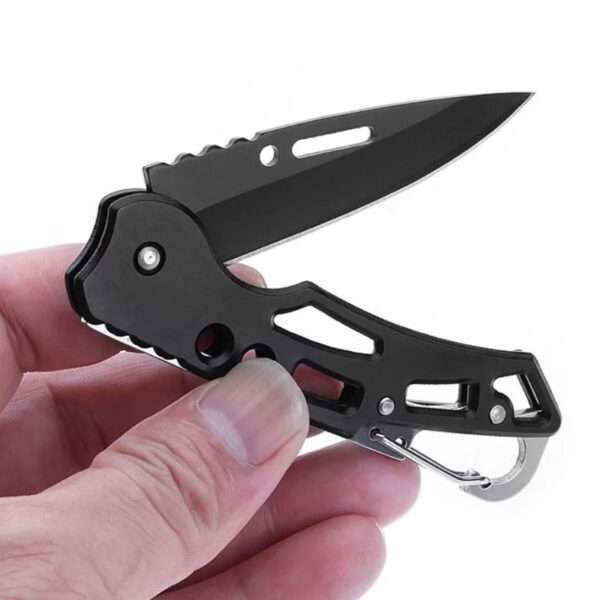 Pocket Folding Knife with Carabiner