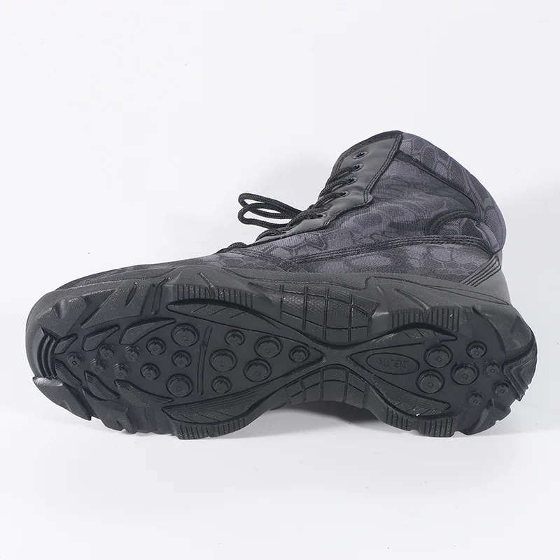 Camo Airsoft Boots (Side UnderZip)