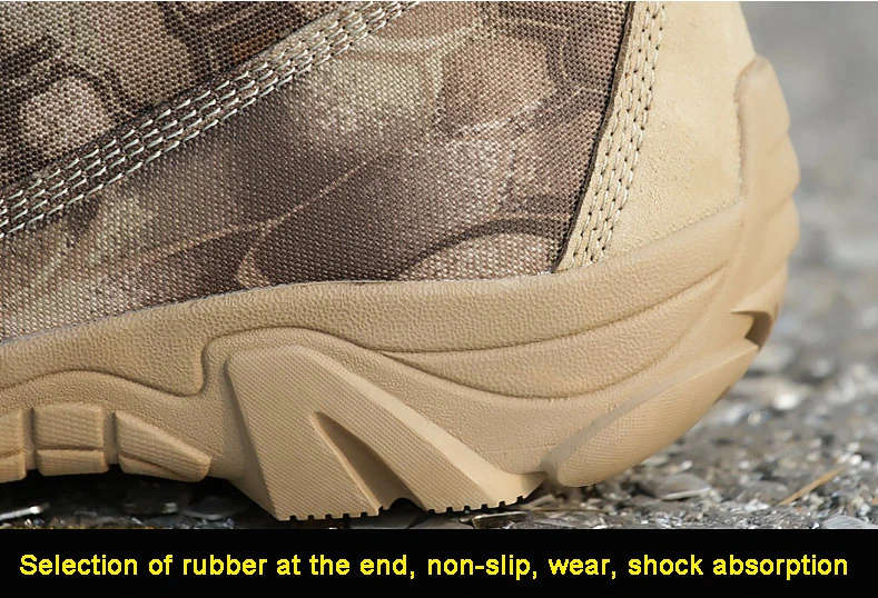 Camo Airsoft Boots (Side UnderZip)