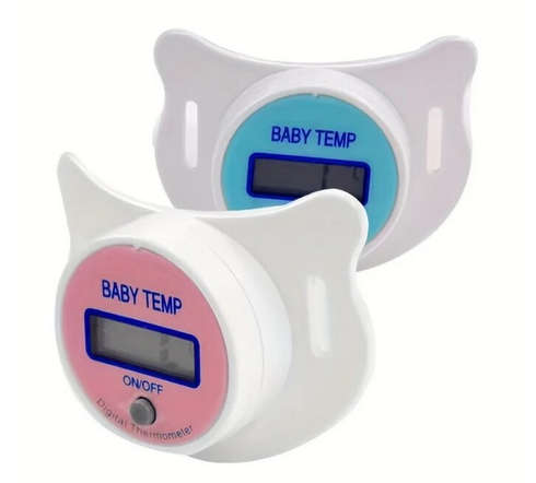 Baby Pacifier Thermometer - Pink