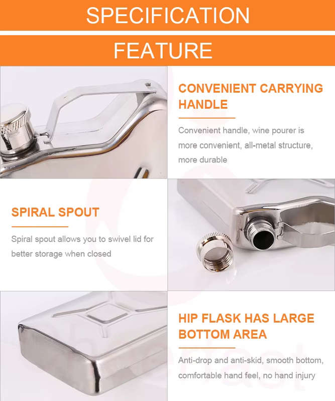 Jerry Can Hip Flask 125ml / 5oz