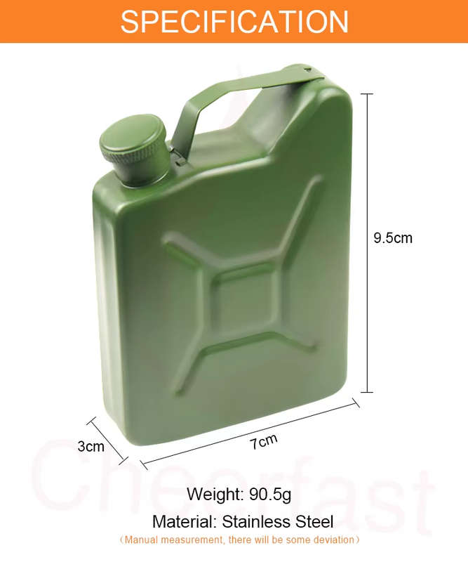 Jerry Can Hip Flask 125ml / 5oz