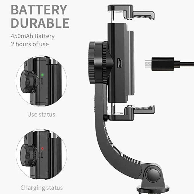 L08 Gimbal Stabilizer - Selfie Stick Tripod