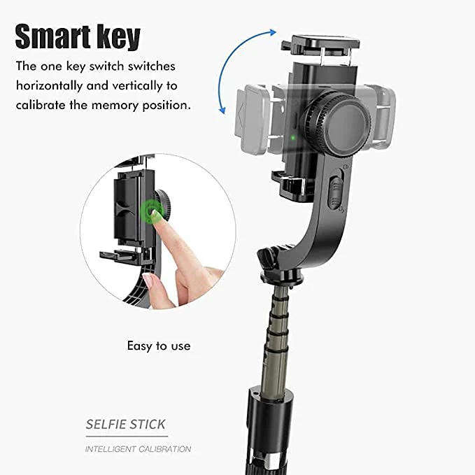 L08 Gimbal Stabilizer - Selfie Stick Tripod