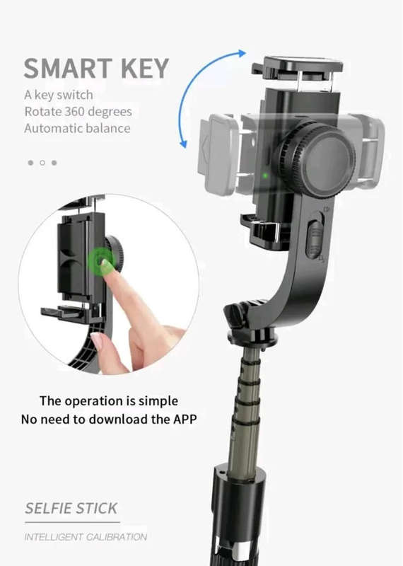 L08 Gimbal Stabilizer - Selfie Stick Tripod