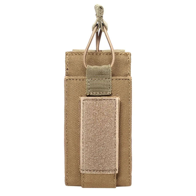 Tactical Molle Single Magazine Pouch 2 Layer 5.56 9mm Cartridge Hostler Bags