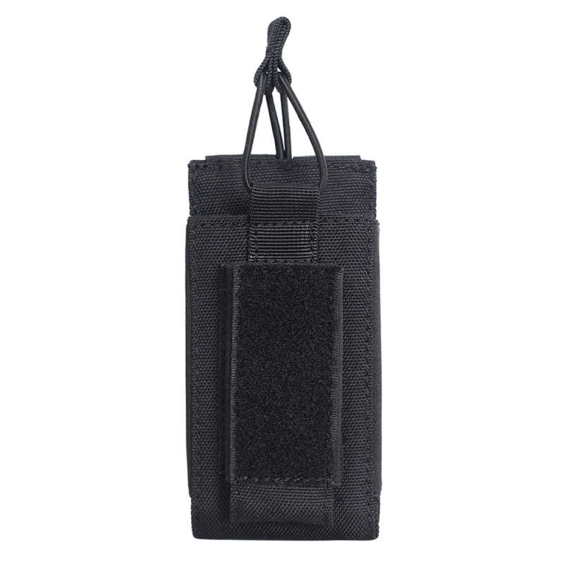 Tactical Molle Single Magazine Pouch 2 Layer 5.56 9mm Cartridge Hostler Bags