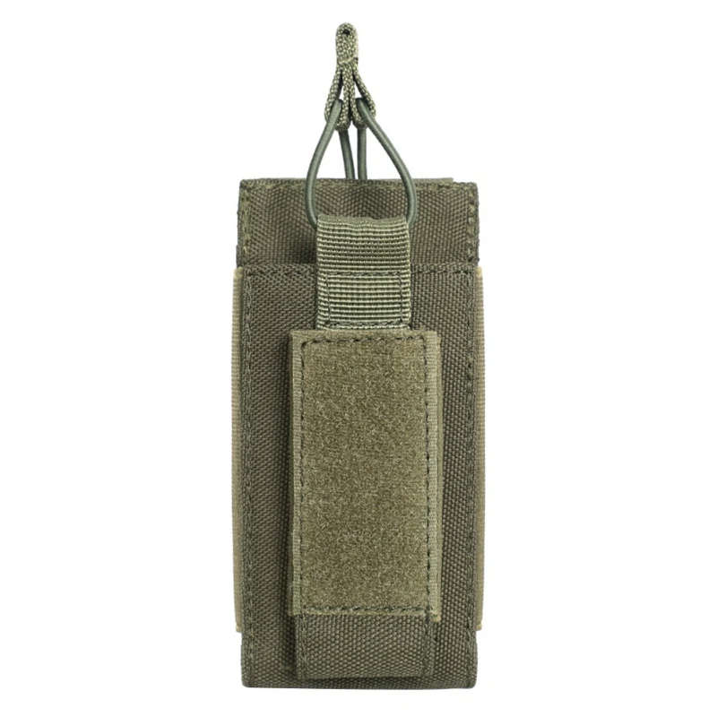 Tactical Molle Single Magazine Pouch 2 Layer 5.56 9mm Cartridge Hostler Bags