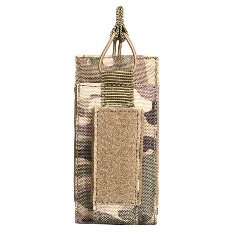 Tactical Molle Single Magazine Pouch 2 Layer 5.56 9mm Cartridge Hostler Bags
