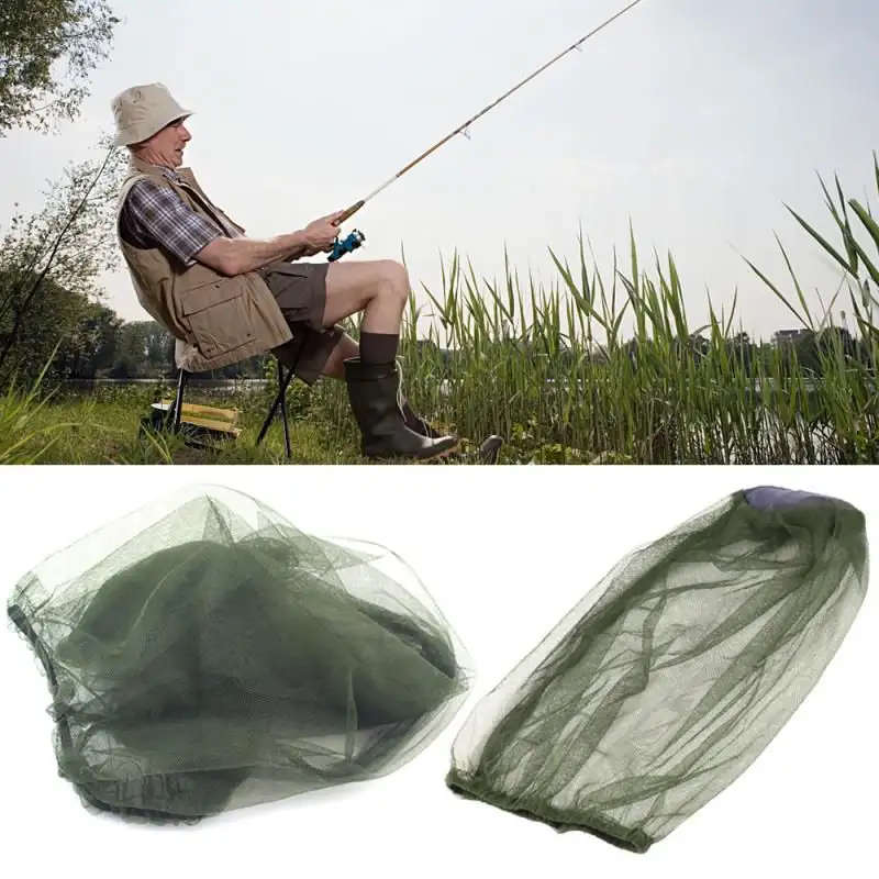 2 x Mosquito Head Nets for Fishing / Camping