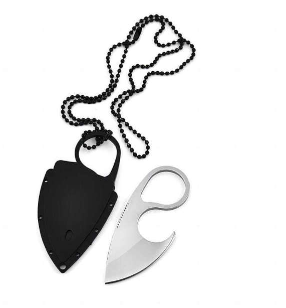 Outdoor Multifunctional Survival Self Defense Necklace Dagger