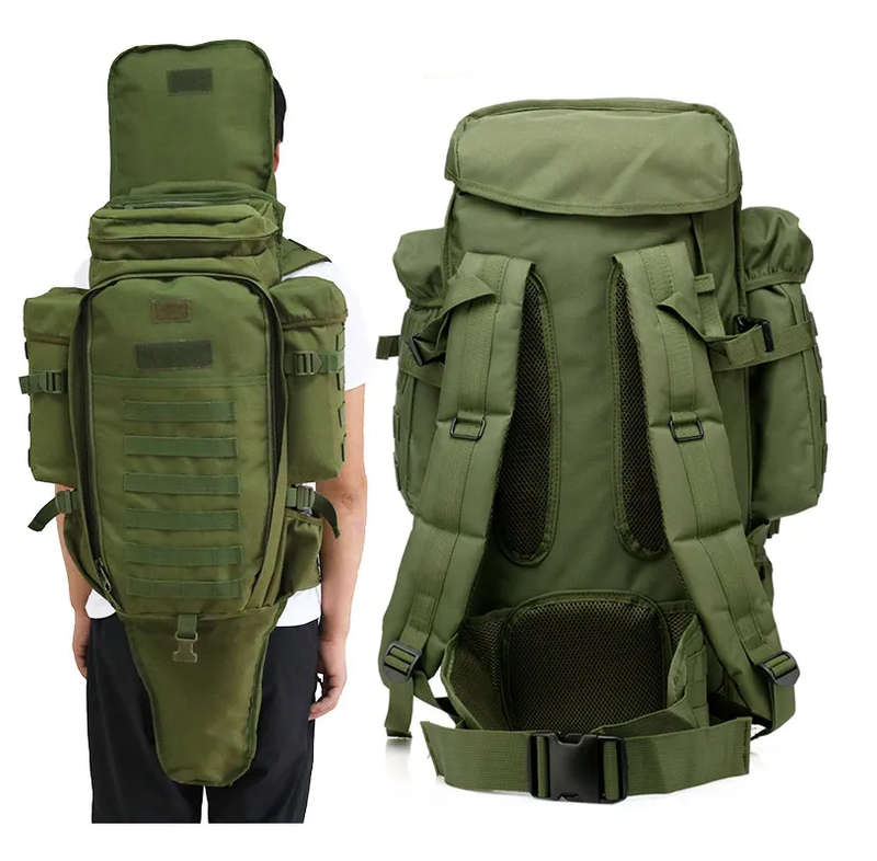 70L Military Outdoor Sports Hiking Camping Hunting Travel Tactical Rifle Backpack