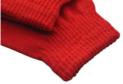 Knitted Kids Handcloves -  For Boys or Girls - Red