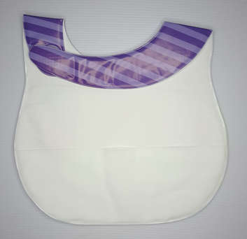 Waterproof Washable Plastic Printed Baby Bib